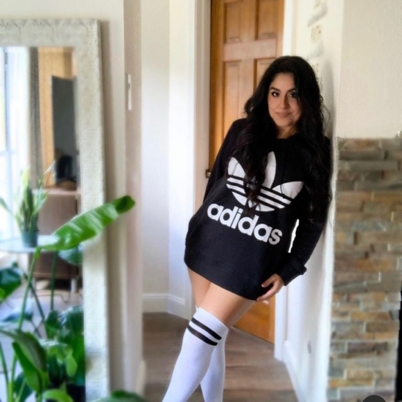 ADIDAS ORIGINALS Trefoil Hooded Sweatsuit Black and White XS PRICE FIRM - Picture 6 of 16